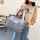 Travel Bag Women Shoulder Bag Casual Handbag Double Zipper Expansion Bag Large Bag Fashion Luggage Bag