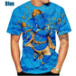 Ganesha T Shirts 3D Print Pillaiyar Vinayagar T shirt Men's Women's Kids Apparel Short Sleeve Breathable Streetwear Tops The Clothing Company Sydney