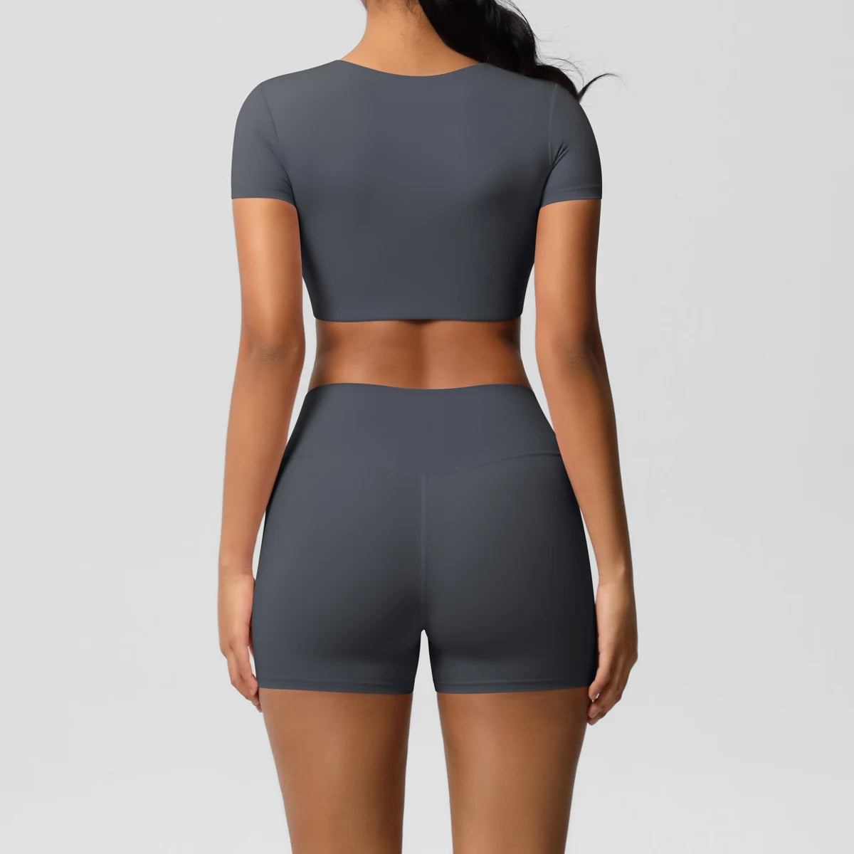 2 Piece Workout Sportswear Active Wear Sports Tank Top Bike Shorts Women Gym Bicycle Sorts Matching Set The Clothing Company Sydney