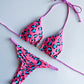 2 Piece Halter Micro Bikini Thong Swimsuit Women's Swimwear Bandage Brazilian Bathing Suit