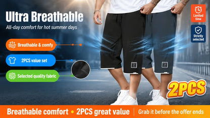Ice Silk T-Shirts Men Plus Size Tshirt Tee Shirt Breathable Running Top