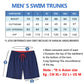 Men's Stretch Swim Trunks Quick Dry Beach Shorts With Zipper Pockets and Mesh Lining The Clothing Company Sydney