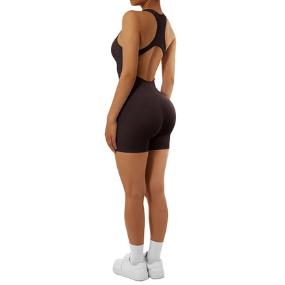 Women Yoga Shorts Sleeveless Sport Romper Bodysuits Summer Yoga Playsuits Gym Fitness Outfit Jumpsuits Activewear The Clothing Company Sydney