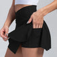 Women's Pleated Tennis Skirt with Pockets Shorts Athletic Skirts Crossover High Waisted Athletic Golf Badminton Skorts Workout Sports Skirts The Clothing Company Sydney