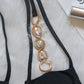 Rhinestone Two 2 Piece Swimsuit Crystal Thong String Bikini Set Women Swimwear Beach Wear Bathing Suit