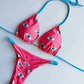 2 Piece Halter Micro Bikini Thong Swimsuit Women's Swimwear Bandage Brazilian Bathing Suit