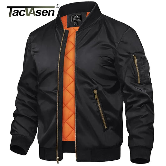Winter Padded Bomber Jackets Outwear Men's Retro Pilot Jacket Coat Casual Baseball Jackets Varsity Jackets Streetwear