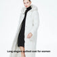 Maxi Long quilted coat elegant thick cotton jacket winter women's Outerwear with hood The Clothing Company Sydney