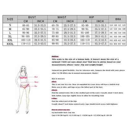 2 Piece Micro Bikini Push Up Brazilian Bikini Set Thong Solid Swimsuit Summer Beachwear Swimwear