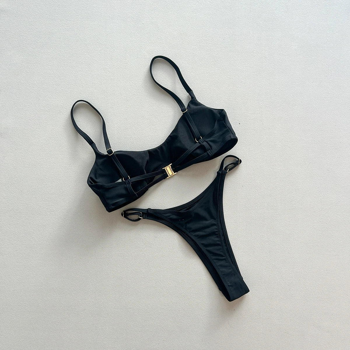 2 Piece Push Up Swimsuit Swimwear Bikini Set Black Biquini Bathing Suit Thong Swimming Suits Beachwear The Clothing Company Sydney