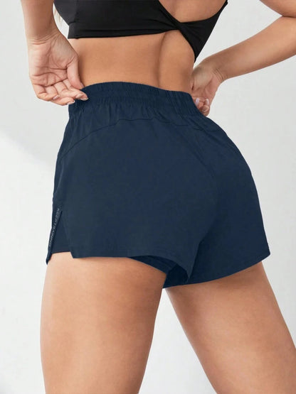Women's Two Piece Gym Yoga Running Fitness Tennis Casual Basic Sports Shorts