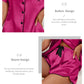 Women's Silk Satin Pyjama Set Button Down Short Sleeve Tops With Shorts 2 Pieces Sleepwear Suit Nightwear Loungewear The Clothing Company Sydney