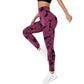 Womens Tie dye Gym Leggings Seamless Pants Scrunch Sports Fitness High Waist Workout Yoga Leggings The Clothing Company Sydney