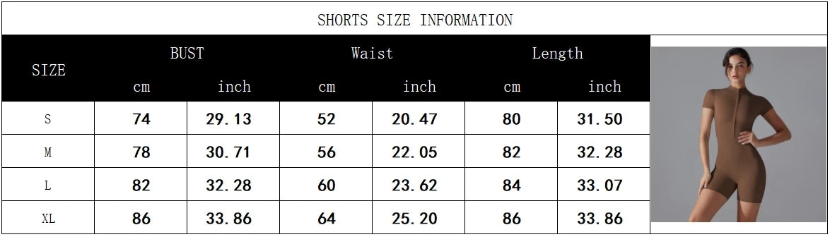 Yoga Set Women's Jumpsuits One-Piece Suit Zipper Short Sleeve Gym Push Up Workout Fitness Bodysuit Sportswear The Clothing Company Sydney