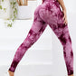 Hip Lifting Seamless Fitness Gym Leggings Tie-Dye Yoga Pants Women's Exercise Tights High Waist Workout Pants The Clothing Company Sydney