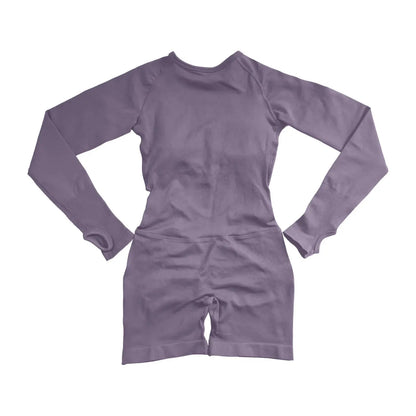 One Piece Active Long Sleeve Jumpsuit Women's Seamless Backless Yoga Gym Playsuit The Clothing Company Sydney