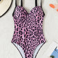 One Piece Leopard Swimsuit Women Swimwear Push Up Bathing Swimming Suit Summer Beachwear The Clothing Company Sydney