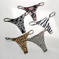 5 Pack Cotton G String Leopard Women Panties Flower Briefs Thong Low Waist T-back Underwear Seamless Lingerie