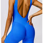 Yoga Set One-Piece Seamless Hollowed Out Women's Jumpsuits Gym Push Up Workout Fitness Bodysuit