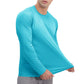 Sun Protection T-shirts Summer UPF 50+ Men's Long Sleeve Quick Dry Athlectic Sports Hiking Performance T-shirts Tee Tops The Clothing Company Sydney