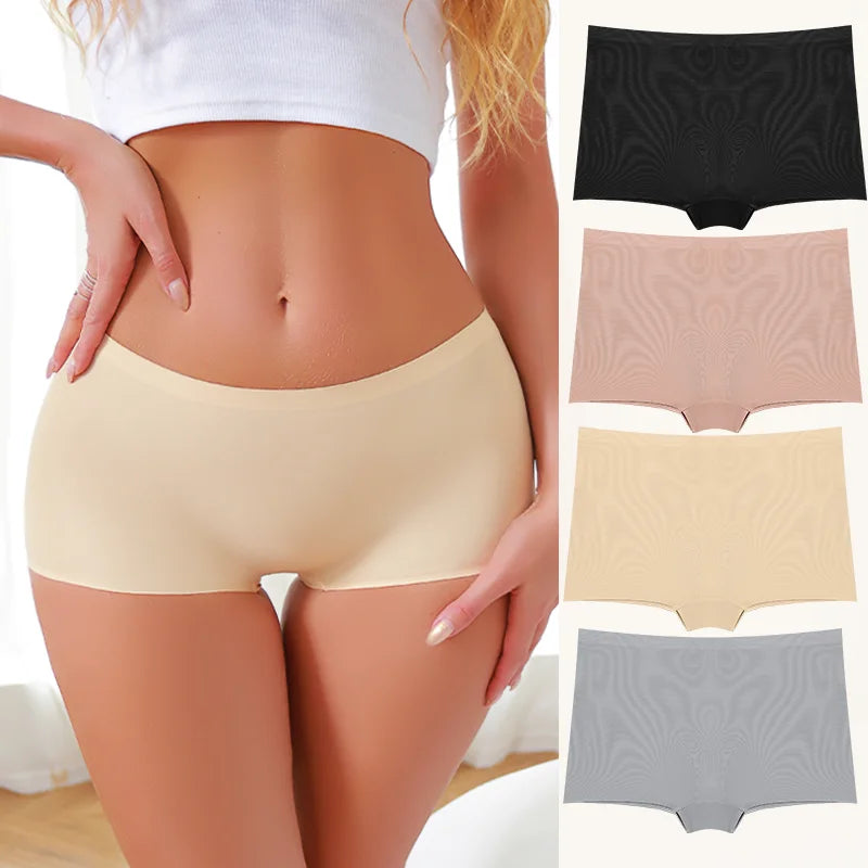 Women's Seamless Panties Sports Boxers Underwear Briefs Lingerie Intimate Underpants Boyshorts