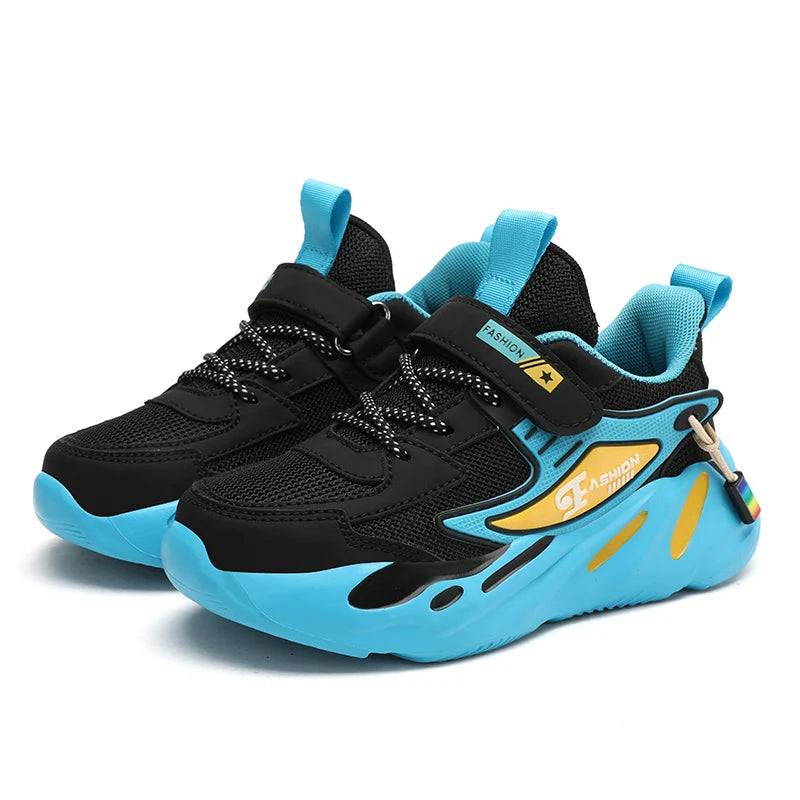 Kids Children Boys Mesh Sports Running Shoes Breathable Non-slip For Girls Casual Running Walking Sneakers