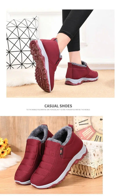 Men's Autumn Winter Casual Cotton Warm Wear Resistant Chunky Sole Shoes
