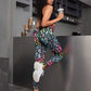 3D Print Tie Dye Sports Women Seamless High Waist Fitness Push Up Leggings Gym Clothing Workout Tights Pants