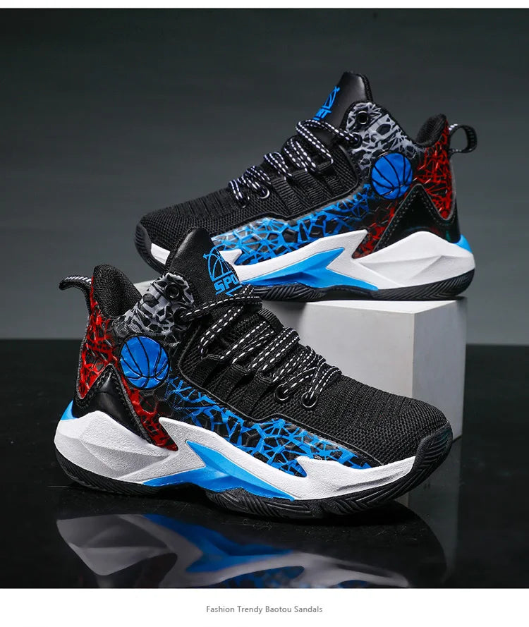 Kids Children's Sports Boys Girls Running Casual Outdoor Breathable Mesh Wear-Resistant Sneakers Basketball shoes. The Clothing Company Sydney