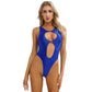 One Piece Womens Bodysuit High Cut Tight Monokini Summer Swimsuit Party Romper Swimwear