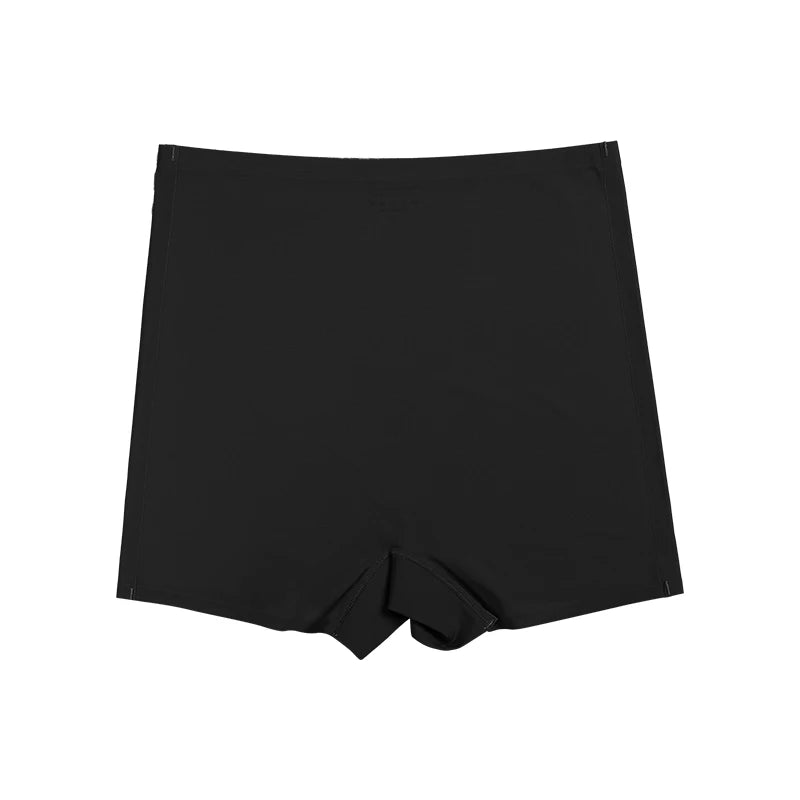 Women's Seamless Ice Silk Solid Biker Leggings Sports Yoga Pants Shorts
