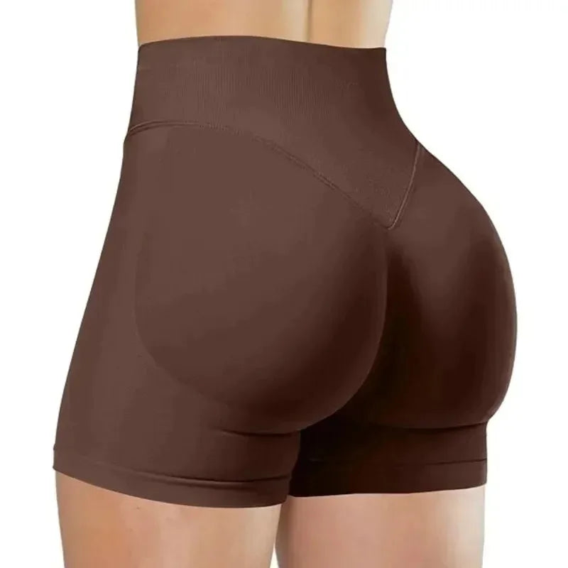 Women's Seamless High Waist Gym Slim Fit High Elastic Yoga Shorts for Fitness Training Running & Cycling Shorts The Clothing Company Sydney