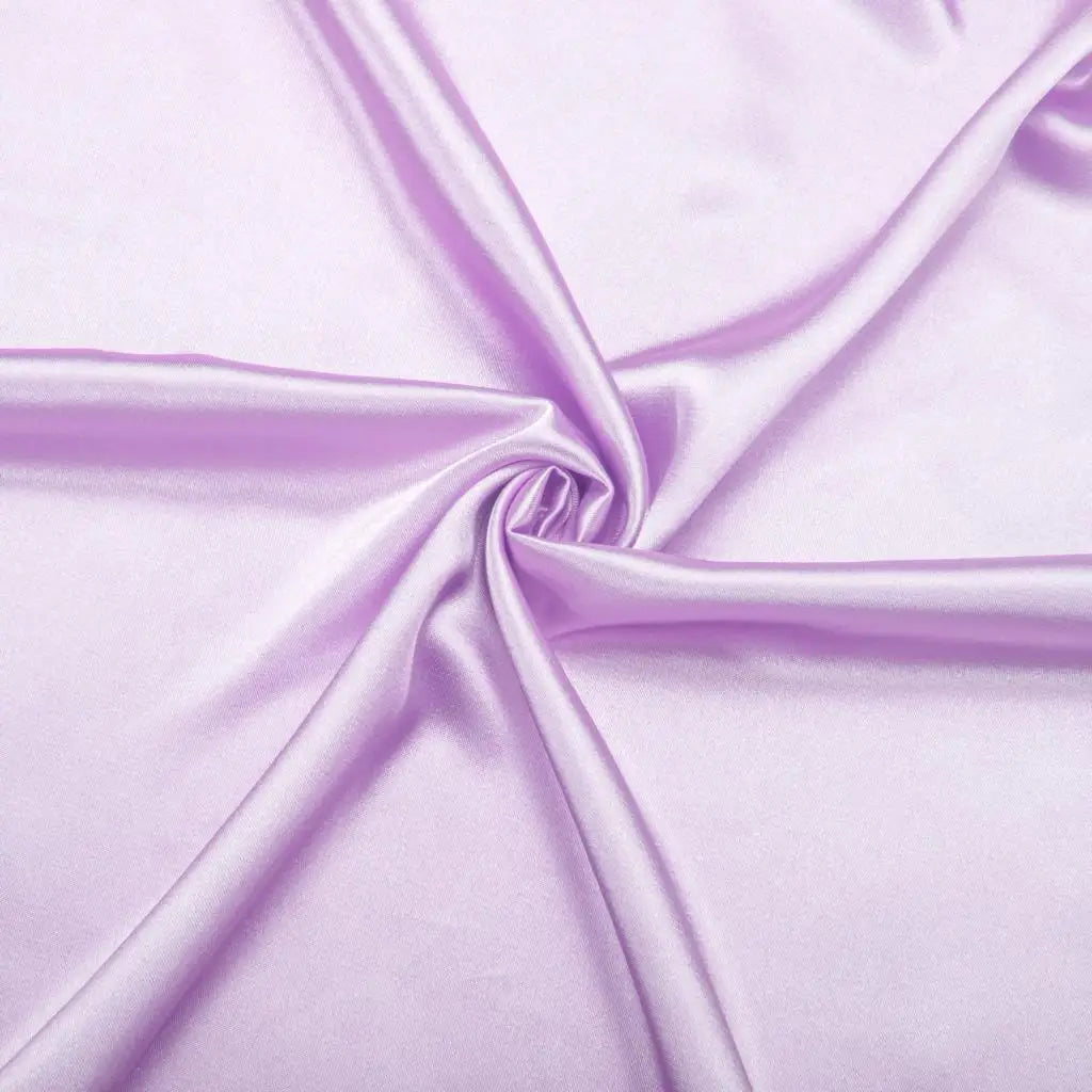 Lilac Mauve Lavender Purple Silk Mens Shirts Luxury Lapel Long Sleeve Dress Shirt
