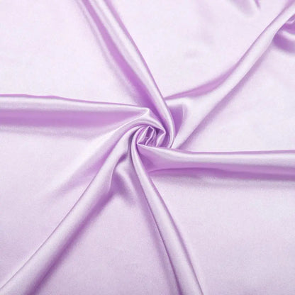Lilac Mauve Lavender Purple Silk Mens Shirts Luxury Lapel Long Sleeve Dress Shirt