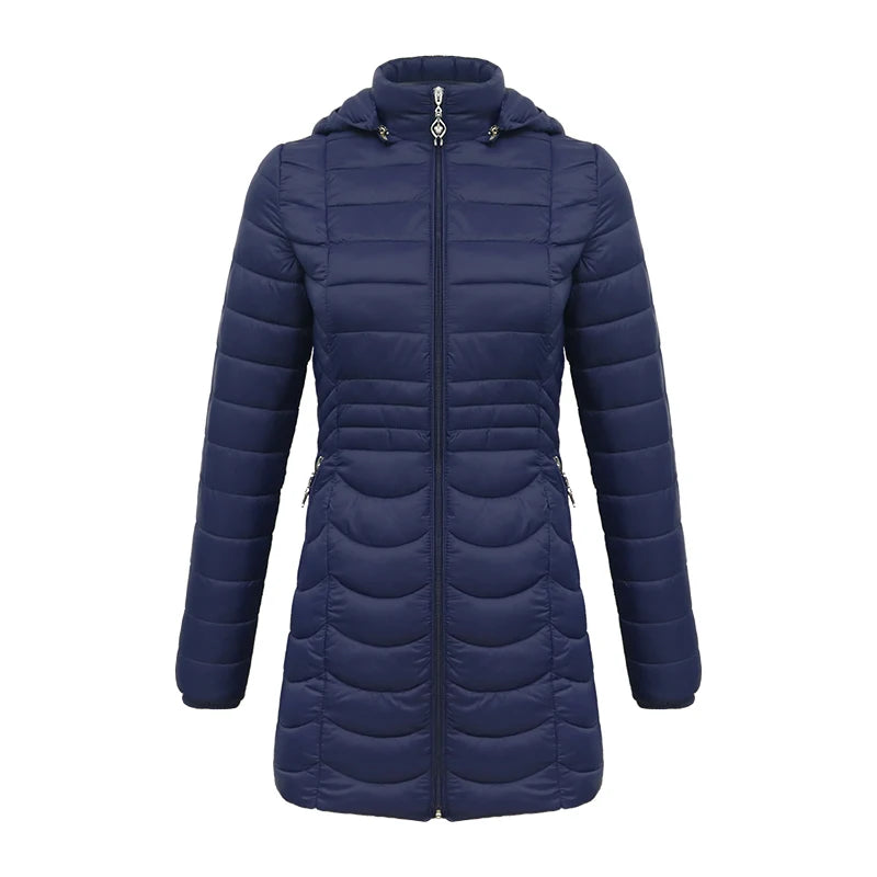 Winter Ultralight Warm Long Parka Coat Hooded Women Outdoor Padded Cotton Clothing Outerwear Jacket The Clothing Company Sydney