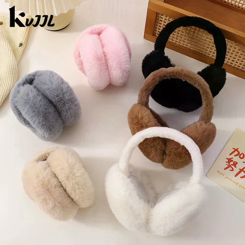 Solid Soft Plush Ear Keep Warmer Winter Earmuffs For Women Men Fashion Outdoor Earflap Protection Ear-Muffs Ear Cover The Clothing Company Sydney