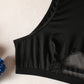 Lingerie Set Woman 3 Piece Vest Top Seamless Underwear Garter Belt Set Thong Black Intimate Exotic Set