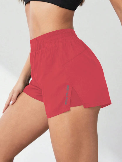 Women's Two Piece Gym Yoga Running Fitness Tennis Casual Basic Sports Shorts