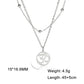 Hindu Yoga Om Aum Necklace For Men Women Amulet Stainless Steel Jewellery Shiva Accessories