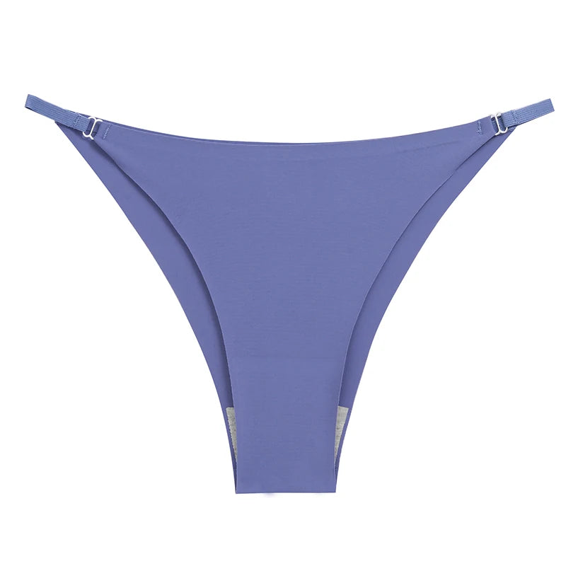 Fashion Women's Panties Silk Satin Seamless Underwear Soft Lingerie Breathable Comfortable Briefs Female Underpants