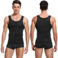 Men's Body Shaper Vest Shirt Abs Gym Workout Compression Tank Top Sleeveless Shapewear