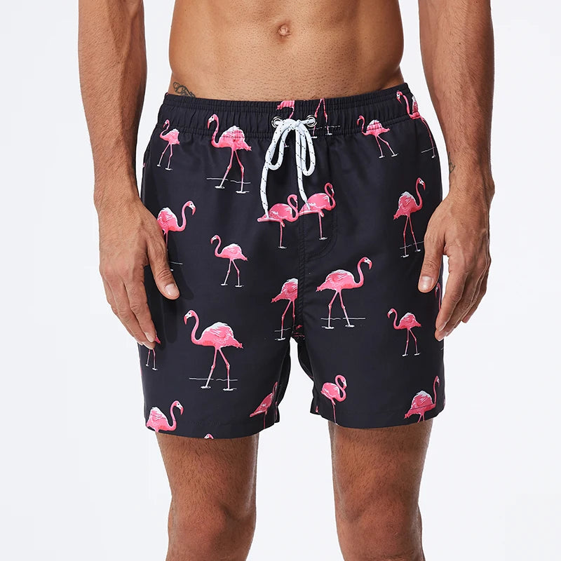 Summer Mens Beach Print Shorts Surfing Swimwear Fitness Workout Trunks Sportswear With Pockets Pants The Clothing Company Sydney