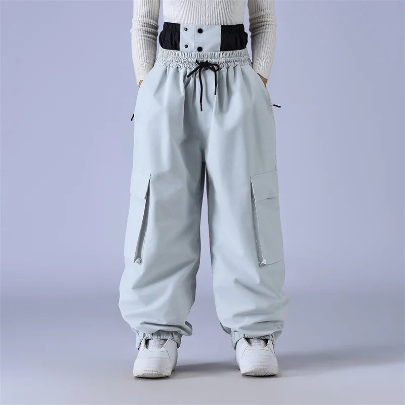 Loose Fit Men and Women Ski Bibs Bibbed Snowboard Pant Bibs SnowbSki Suit Pant Snowboarding Trousers The Clothing Company Sydney