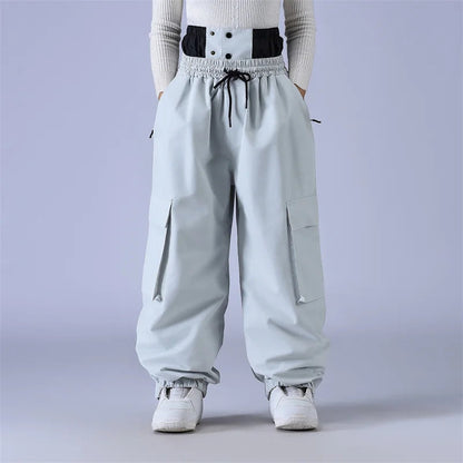 Loose Fit Men and Women Ski Bibs Bibbed Snowboard Pant Bibs SnowbSki Suit Pant Snowboarding Trousers The Clothing Company Sydney