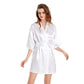 Champagne bathrobe bride bridal party sister team shower sleepwear bridesmaid wedding short robes