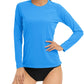 UPF 50+ Sun/Skin Protection Quick Dry T-Shirts Womens Long Sleeve Outdoor Performance Tee Shirts Summer Casual Tops The Clothing Company Sydney