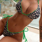 2 Piece Leopard Micro Bikini Swimsuit Swimwear Thong Bikinis Sets Brazilian Halter Beach Wear Bathing Suits The Clothing Company Sydney