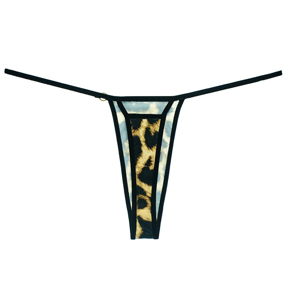 3 Pcs Printed Leopard/Zebra/Camouflage/Rabbit/Dot/Snake Thong Panties Seamless Underwear G Strings Underwear