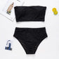 2 Piece Bandeau Bikini Plus Size Large Size Swimwear Women Swimsuit Female Two-pieces Bikini set Bather Bathing Suit The Clothing Company Sydney