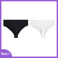 2 Pack Seamless Women Pantys Thongs High Waist Soft Underwear Solid Colors Breathable G-String The Clothing Company Sydney